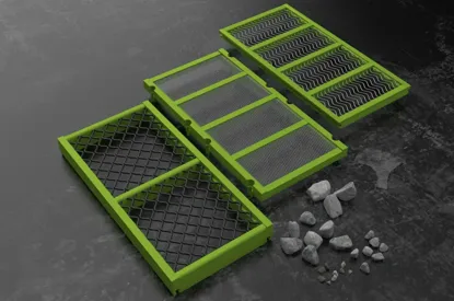 Flex-Mat High-Frequency Vibrating Wire Screen Media