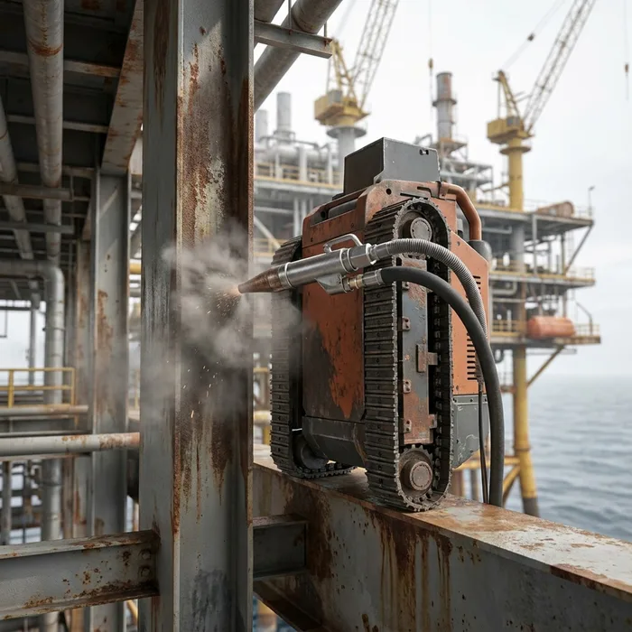 VertiDrive V700 Series - Heavy-Duty High-Production Magnetic Crawler with Vacuum Recovery